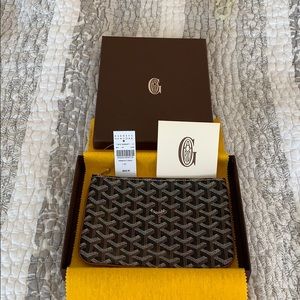 Goyard Senat Pouch - PM Black & Tan
